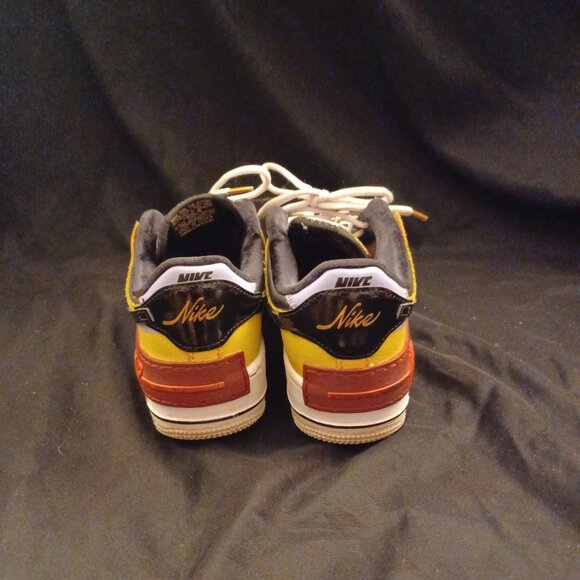 Nike Air Force 1 Shadow Sisters Dark Sulfur Sneaker Shoe Women's Size 7 - Picture 7 of 11